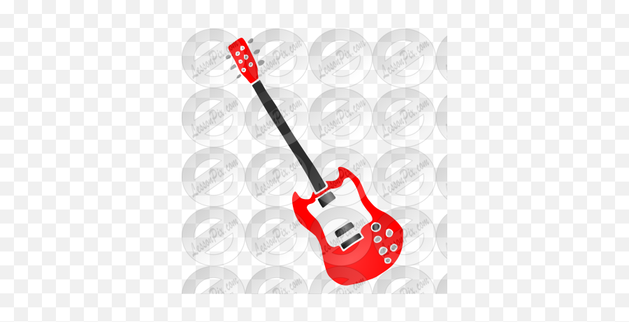 Guitar Stencil For Classroom Therapy Use - Great Guitar Mission Concepción Emoji,Electric Guitar Clipart