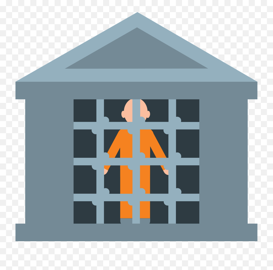 Prison Clipart - Vertical Emoji,Jail Clipart