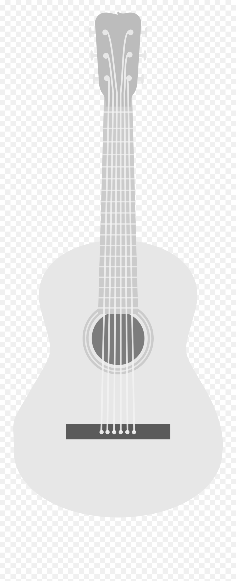 Picture - Transparent White Guitar Png Emoji,Guitar Clipart Black And White