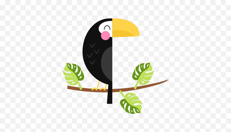 Toucan Tropical Bird Svg Cuts Scrapbook - Cute Toucan Png Emoji,Toucan Clipart
