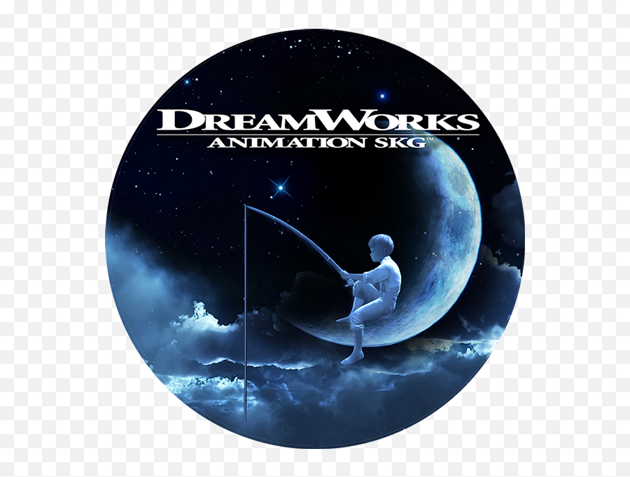 Download Dreamworks Animation Logo Png - Moon Dreamworks Animation Logo Emoji,Dreamworks Logo