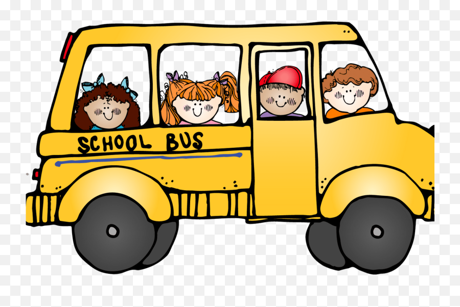 Girl School Bus Clipart - Field Trip No Background Png Transparent Background Field Trip Clipart Emoji,School Bus Clipart
