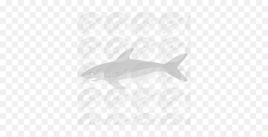 Shark Stencil For Classroom Therapy Use - Great Shark Clipart Emoji,Shark Clipart Black And White