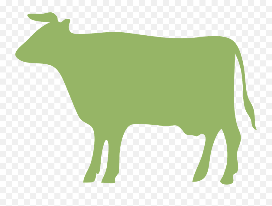 Cow Silhouette Transparent Cartoon - Jingfm Green Cow Silhouette Emoji,Ox Clipart