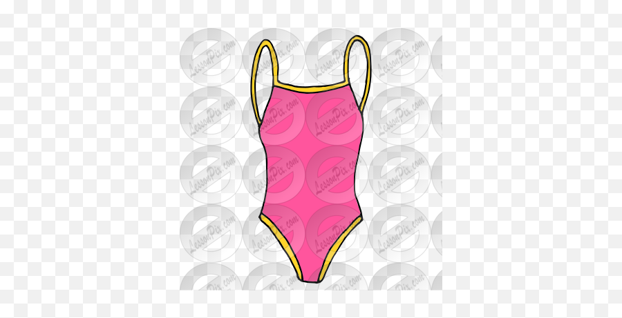 Swimsuit Picture For Classroom - Swimsuit Clipart Easy Emoji,Swimsuit Clipart