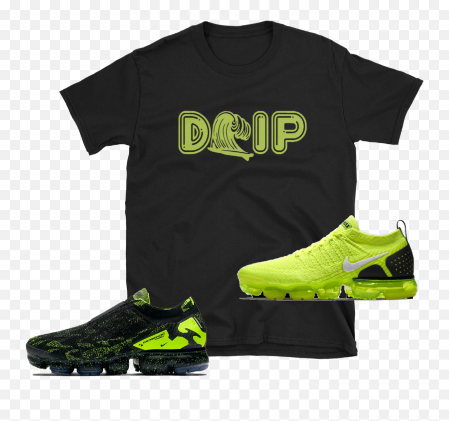 Nike Airmax Plus Vapormax Flyknit 2 Air - Mens Neon Green Nike Shirt Emoji,Nike Drip Logo