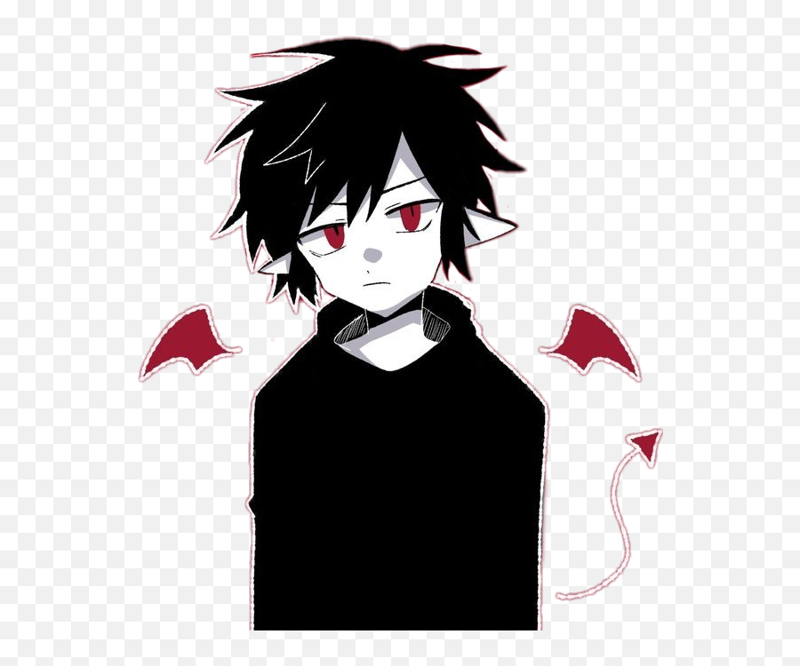 Demon Anime Boy Png Transparent Picture - Anime Boy Demon Kawaii Emoji,Demon Transparent