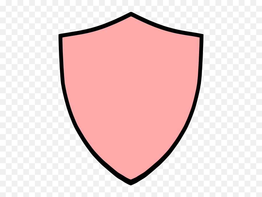 Shield - Pink Clip Art At Clkercom Vector Clip Art Online Pink Shield Emoji,Shiled Clipart