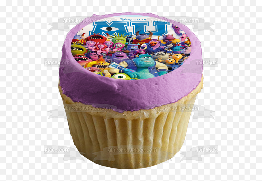 Disney Mu Logo Sully Mike Wazoski Roz - Baking Cup Emoji,Monsters Inc Logo