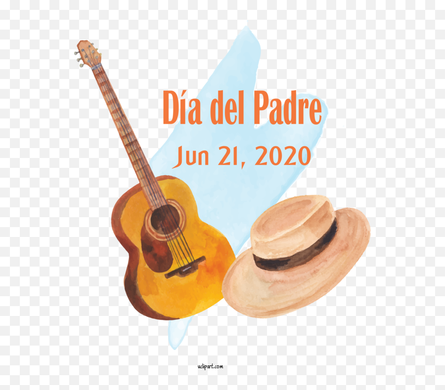 Holidays Acoustic Guitar Cuatro Tiple For Fathers Day Emoji,Acoustic Guitar Clipart