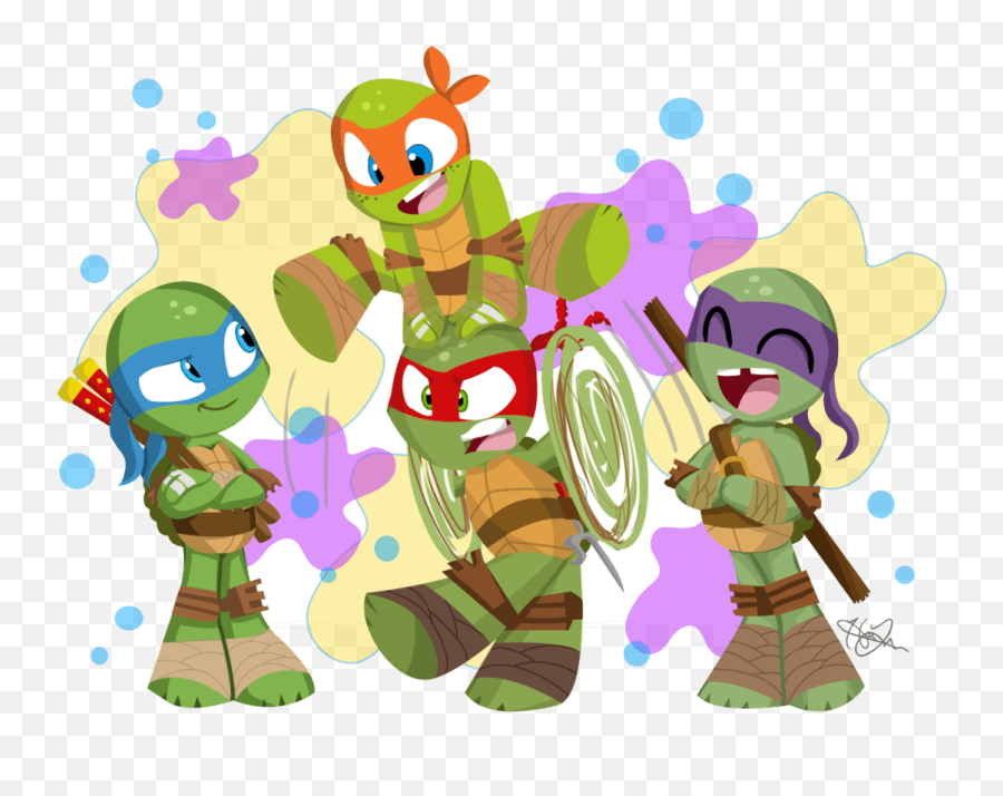 Cute Ninja Turtles Wallpapers - Top Free Cute Ninja Turtles Emoji,Teenage Mutant Ninja Turtles Png