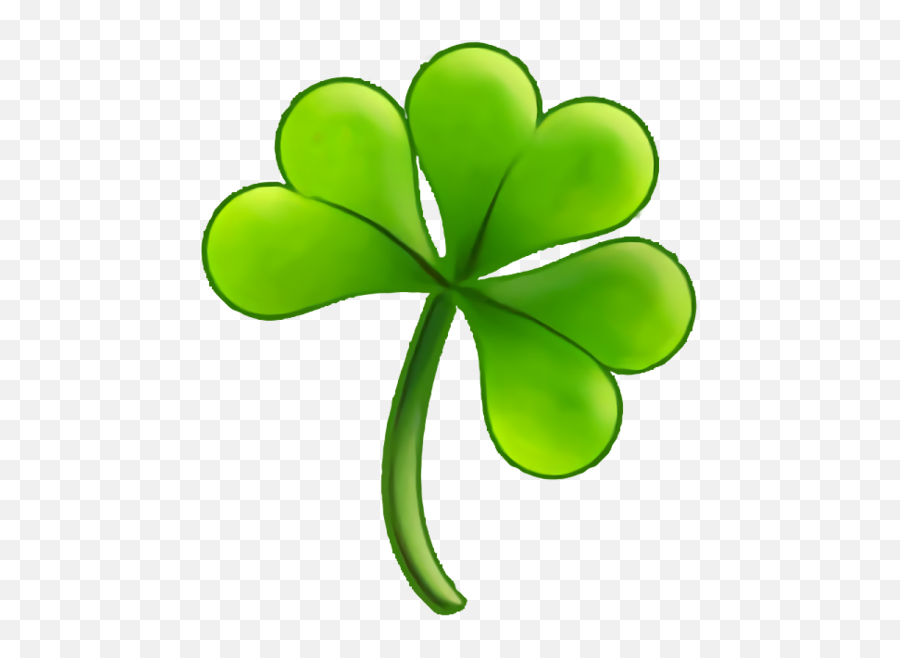 St Patricku0027s Day Green Leaf Plant For Saint Patrick For St Emoji,Leaf Emoji Png