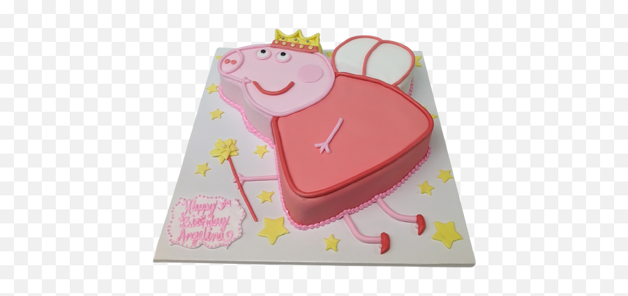 Peppa Pig Cake - Kids Birthday Cakes Piggy Game Roblox Cakes Emoji,Peppa Pig Png