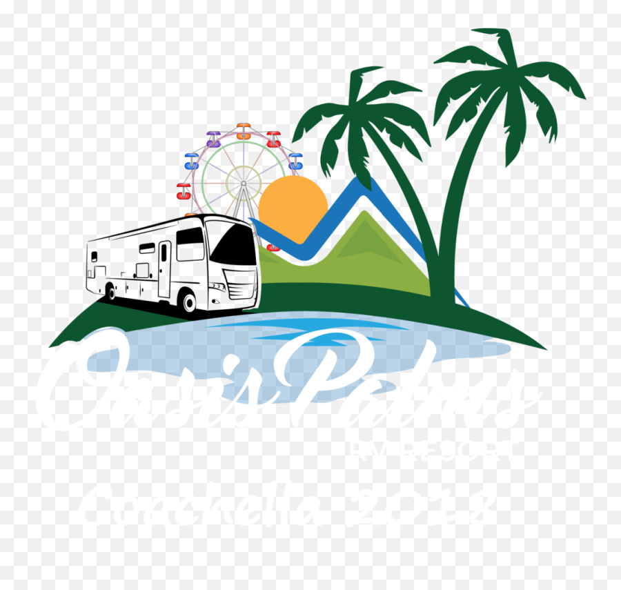 Coachella Camping At Oasis Palms Rv Resort - Coachella Clip Emoji,Oasis Png