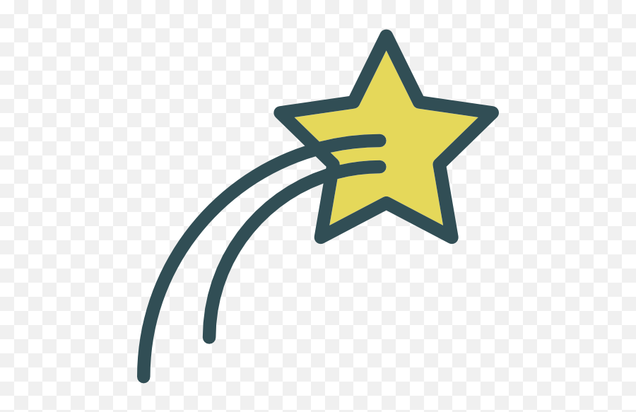 Shooting Star - Free Nature Icons Emoji,Shooting Star Transparent Background