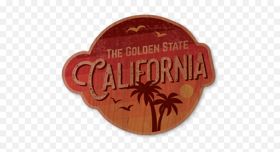 California Golden State Sunset Emoji,Golden State Logo Png