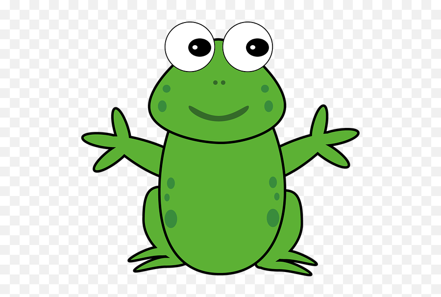 Cute Cartoon Frogs - Green Speckled Frog Clipart 960x540 Emoji,Tadpoles Clipart