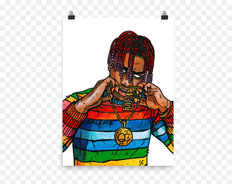 Download Lil Yachty Print - Lil Yachty With Cartoon Full Emoji,Lil Yachty Png