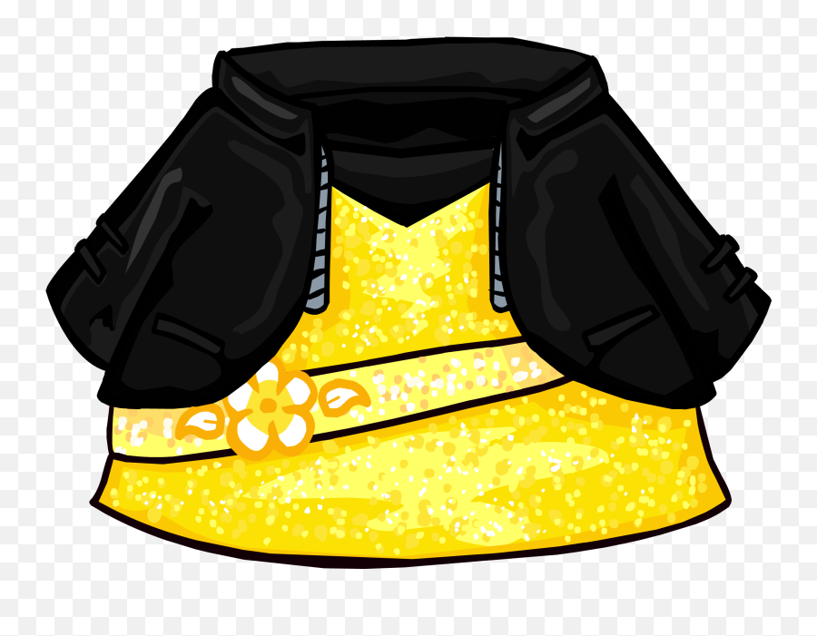 Yellow Pop Outfit Club Penguin Wiki Fandom Emoji,Clothes Icon Png