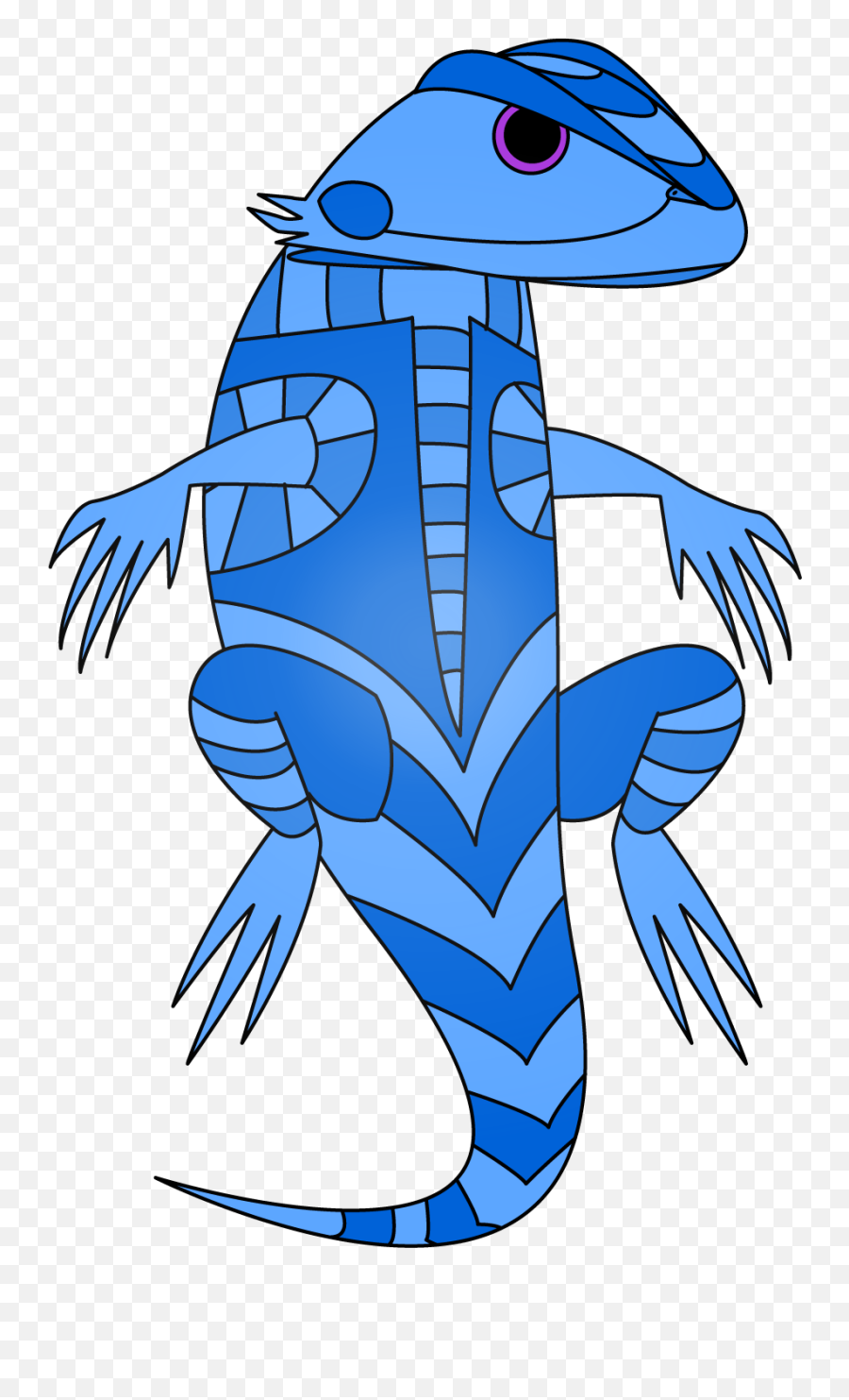 Blue Lizard Clipart - Blue Lizard Cartoon Emoji,Lizard Clipart
