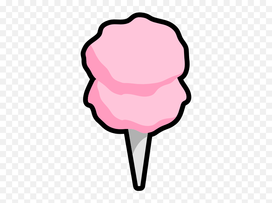 Cotton Candy Clip Art At Clkercom - Vector Clip Art Online Carnival Food Clip Art Emoji,Snacks Clipart