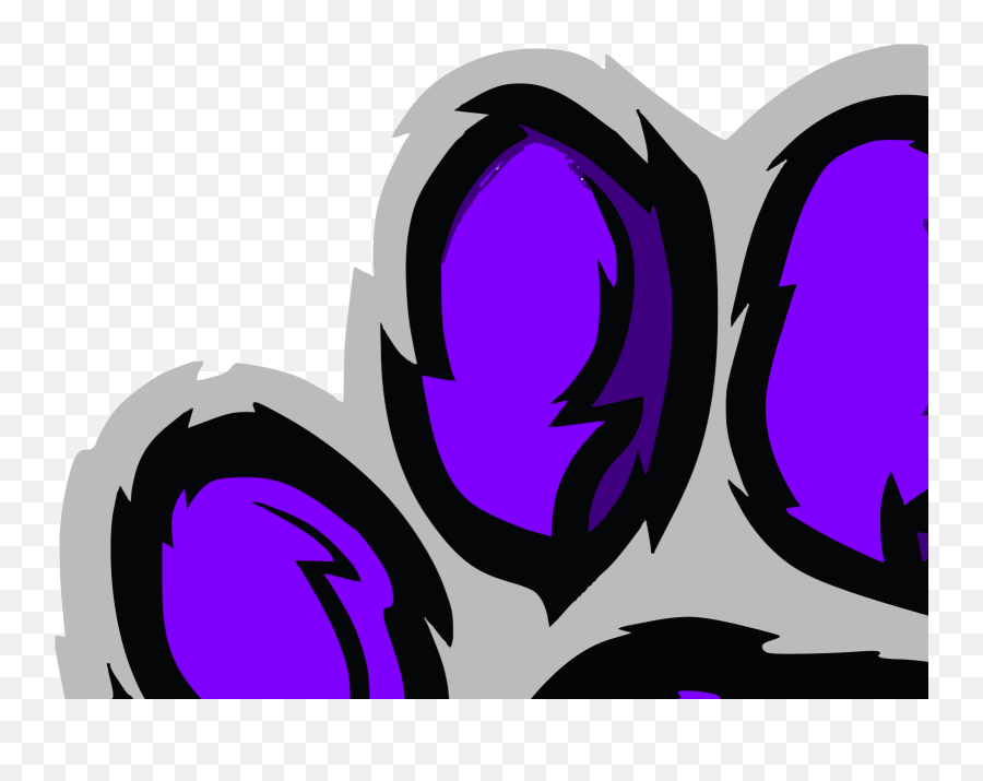 Wildcat Pawprint Svg Vector Wildcat - Cn Tower Emoji,Wildcat Clipart