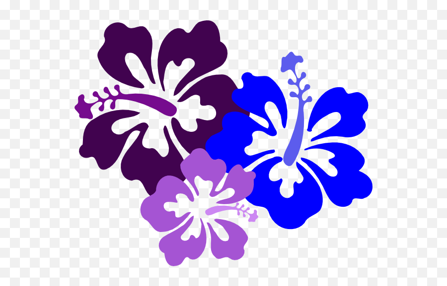 Hawaiian Flower Clip Art - Hawaiian Hibiscus Clip Art Emoji,Hawaiian Flower Clipart