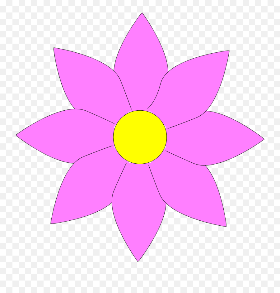 Pink Flowers Clipart - Clip Art Bay Clipart Flower No Background Emoji,Pink Flower Clipart