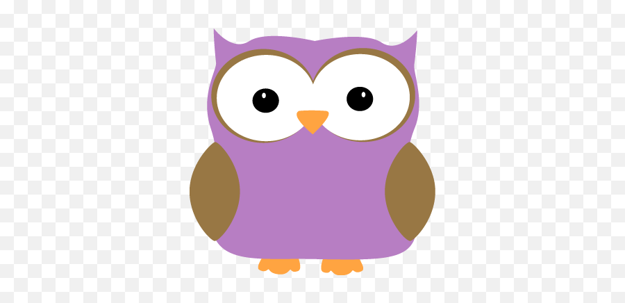 Purple Owl Clip Art - Purple Owl Clipart Emoji,Purple Clipart