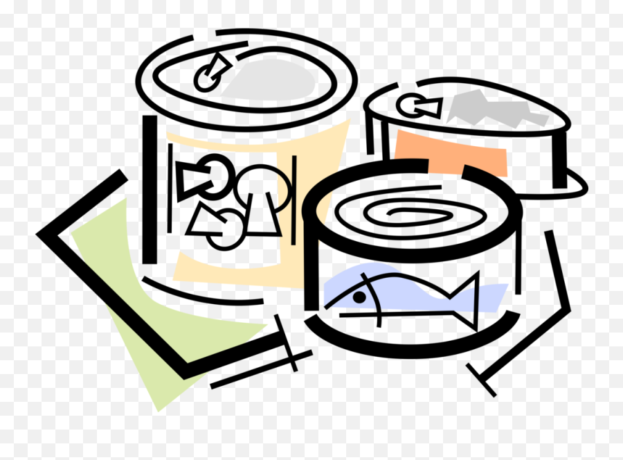Canned Food Vector Png Clipart - Vector Canned Food Png Emoji,Canned Food Clipart