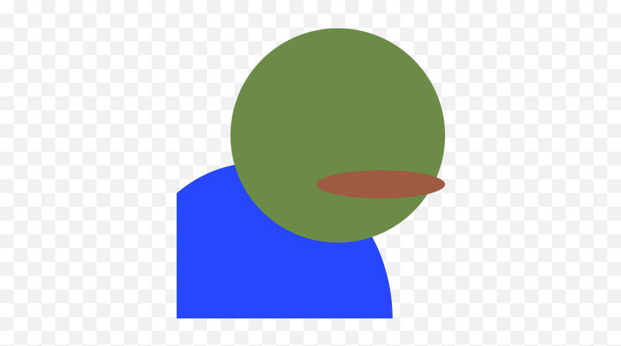 Feelsbadman - Minimalistic Pepe Emoji,Feelsbadman Png