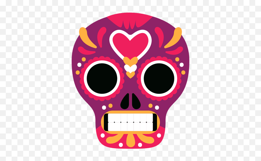 Red Mexico Skull Emoji,Red Skull Png