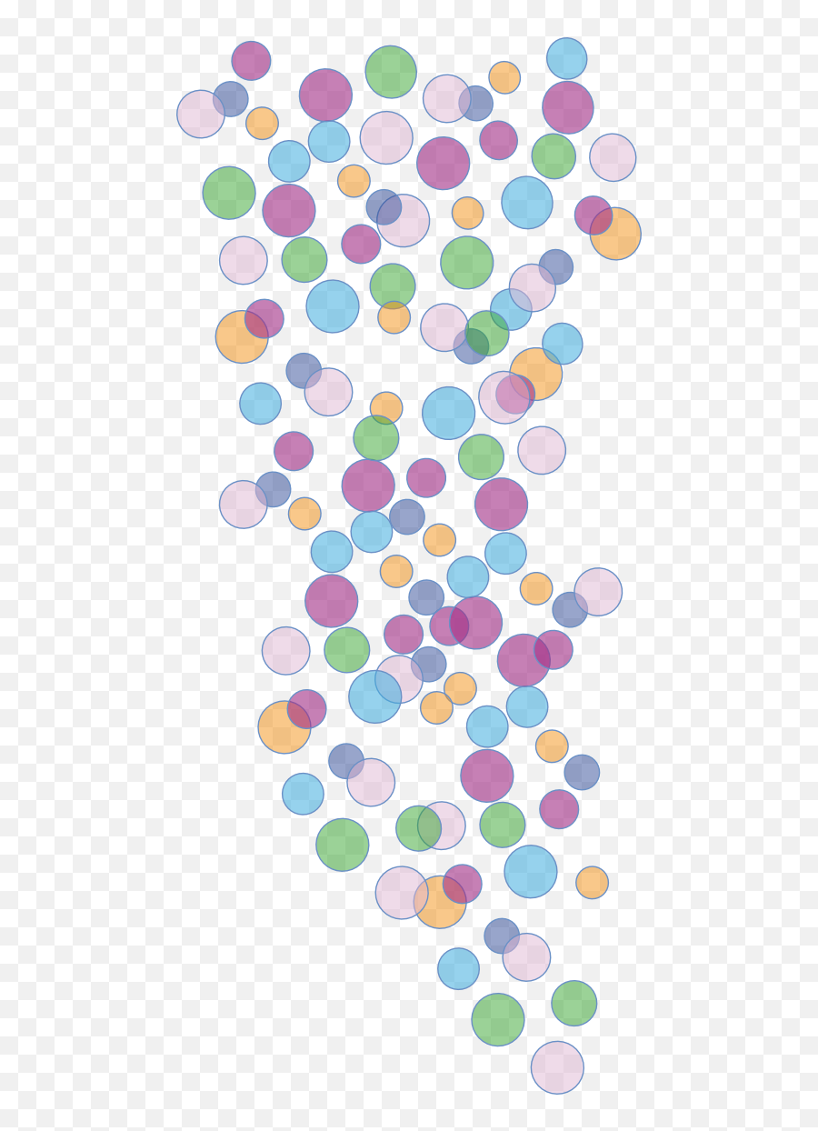 Colored Bubbles Clipart - Vertical Emoji,Bubbles Clipart
