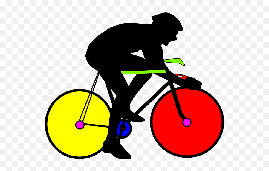 Cycle Clipart - Cycling Clipart Colored Png Png Download Cycling Illustration Png Emoji,Cycle Clipart