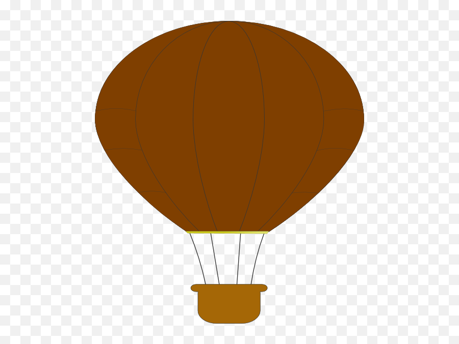 Brown Hot Air Balloon Clip Art At Clkercom - Vector Clip Emoji,Hot Rods Clipart