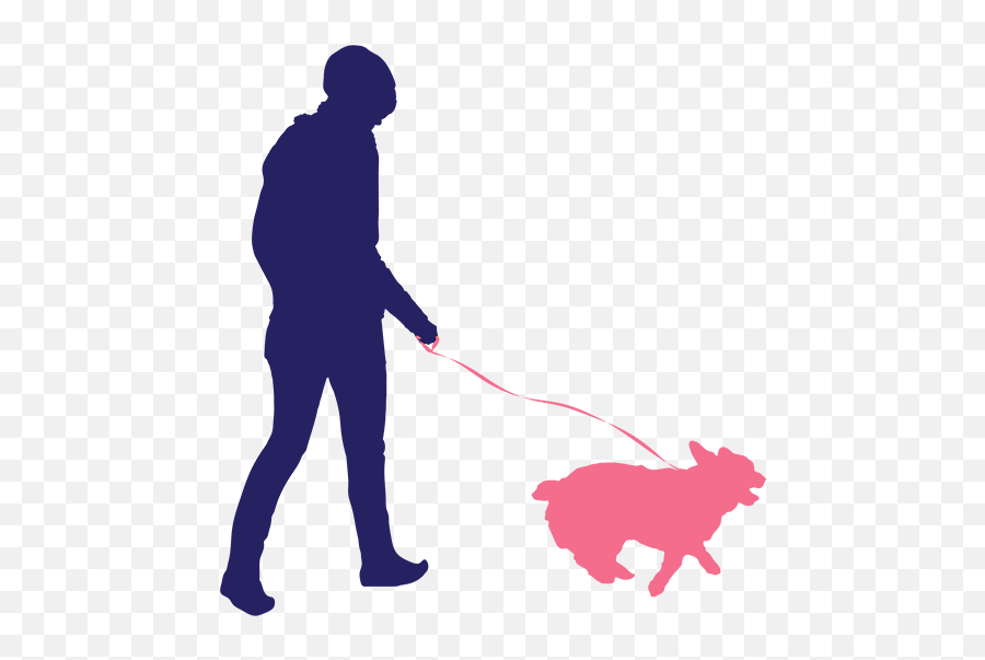 Dog Walking And Pet Feeding - Silhouette Walking Dog Png Emoji,Dog Walking Clipart