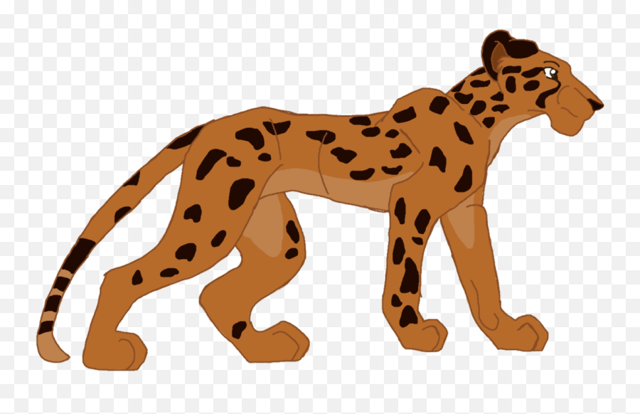 Download Cheetah Cub Clipart At - Sad Cheetah Clipart Emoji,Cheetah Clipart