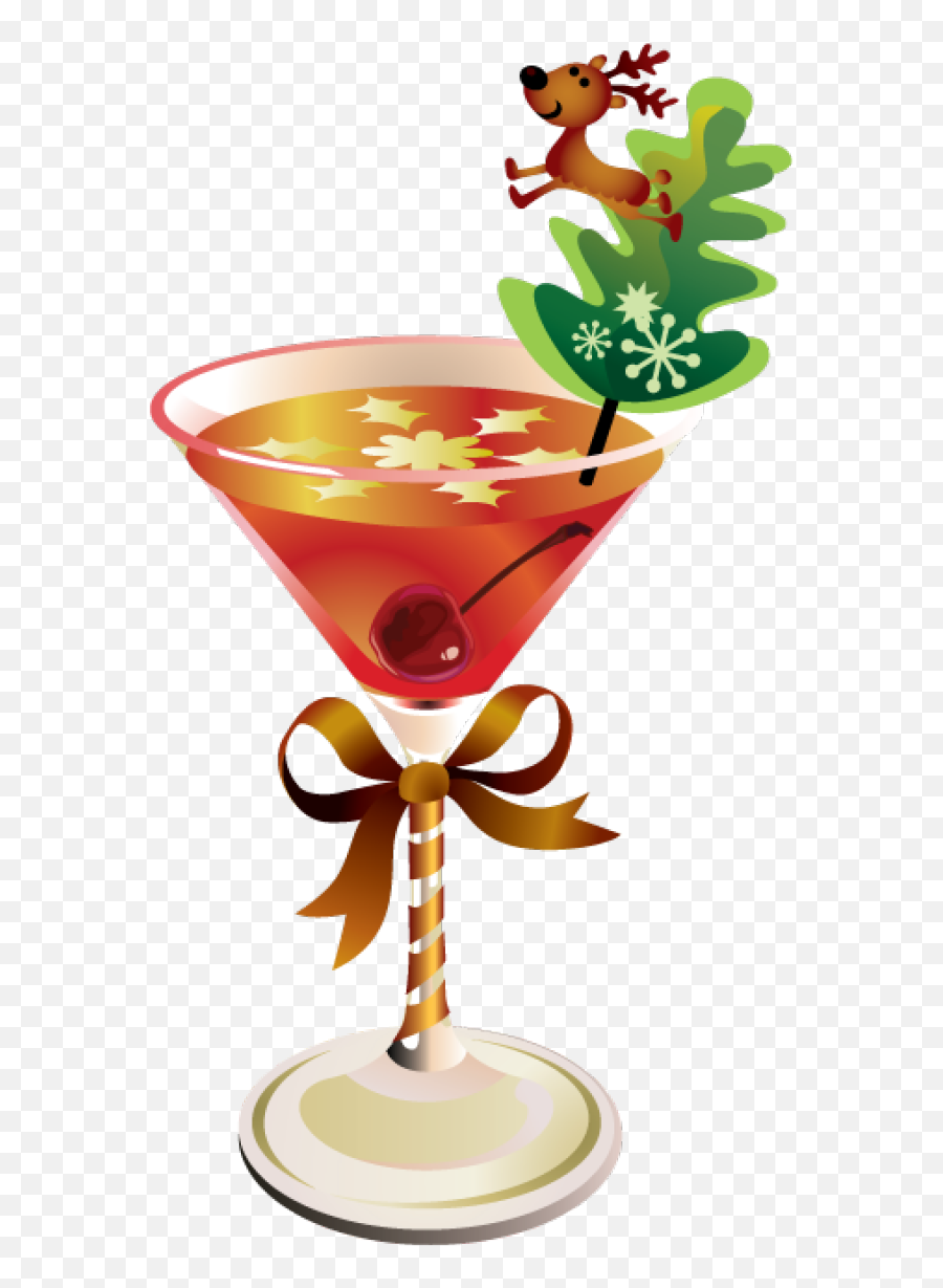 Christmas Clipart Alcohol - Christmas Alcohol Clip Art Emoji,Alcohol Clipart