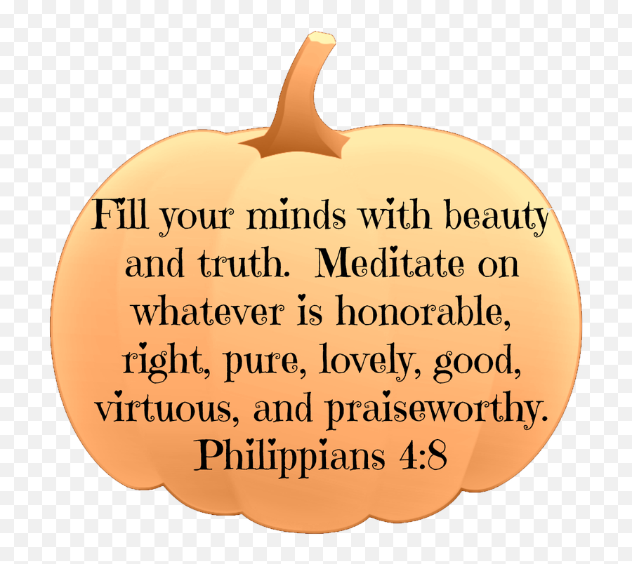 Free Printable Bible Verse Pumpkin Fall - Autumn Decorations Emoji,Bible Verses Clipart