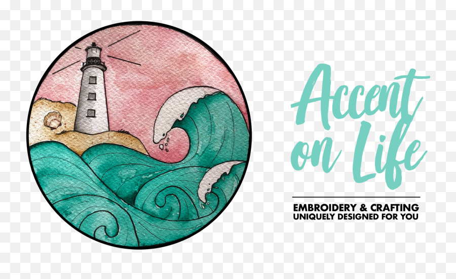 Accent On Life - Logo Design U2014 Jacintha Payne Emoji,Embroidery Logo Designs