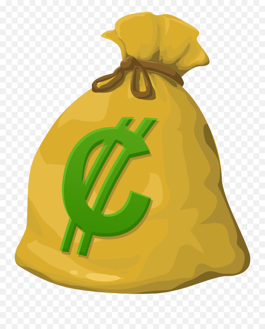 Pictures Of Money In A Bag - Coin Bag Clip Art Emoji,Money Bag Clipart