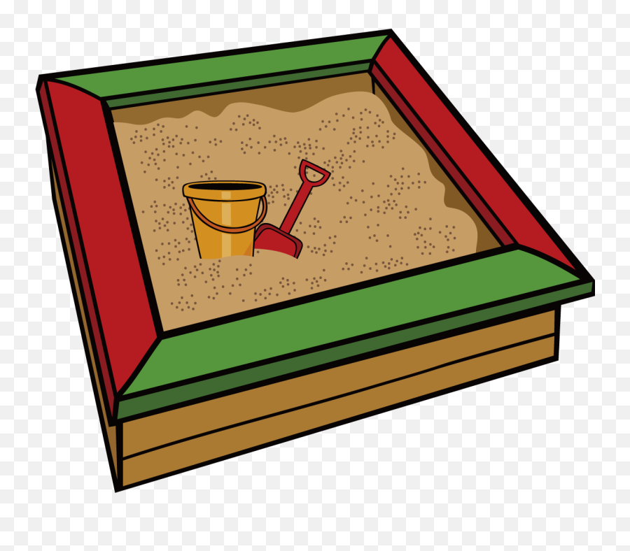 Download Sandbox Art And Play Clip Cartoon Tank - Sand Box Sandbox Clipart Emoji,Sand Clipart