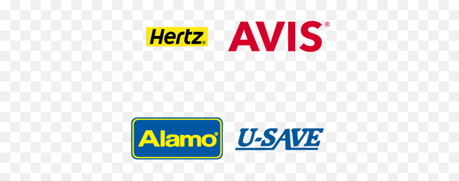 Car Rental Companies Logos Transparent Png Images - Stickpng Alamo Emoji,Hertz Logo