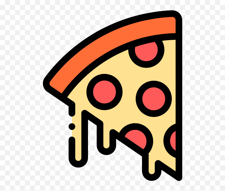 Pizza - Slice Pizza And Then Some Cute Pizza Icon Png Emoji,Pizza Slice Png