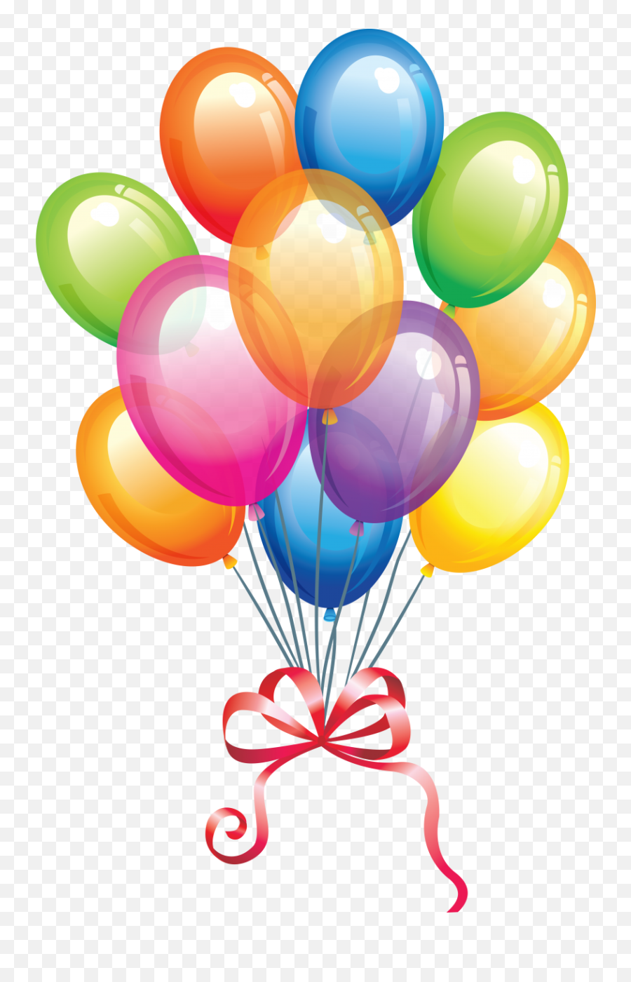 Birthday Balloons Clipart Birthday - Balloon Clipart Emoji,Birthday Balloon Clipart