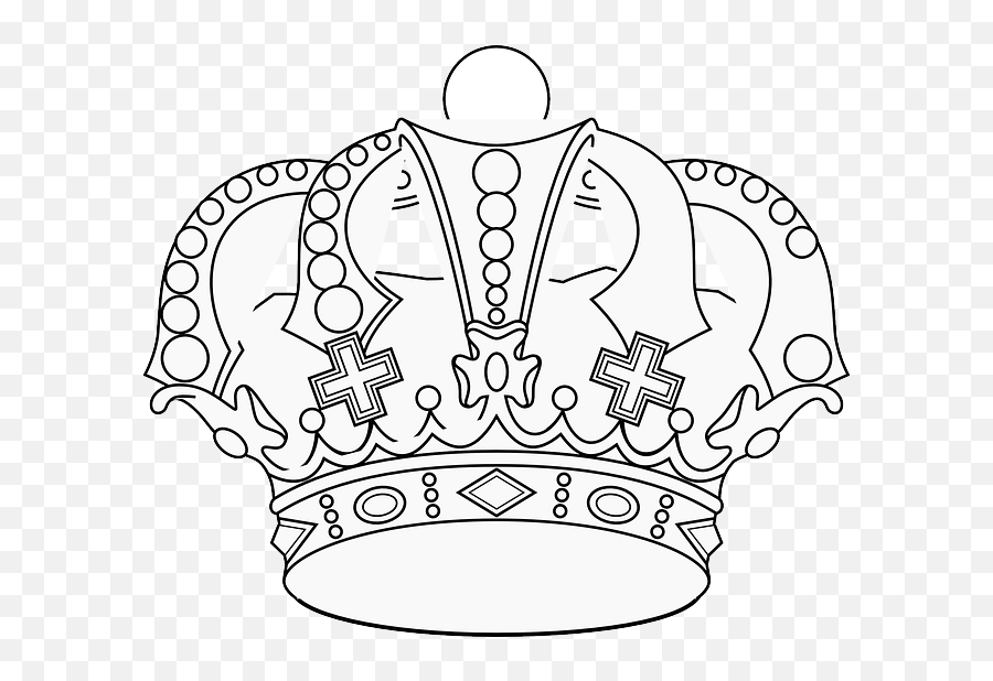 Crown Outline Transparent Png Image - Corona Rey Para Colorear Emoji,Crown Outline Png