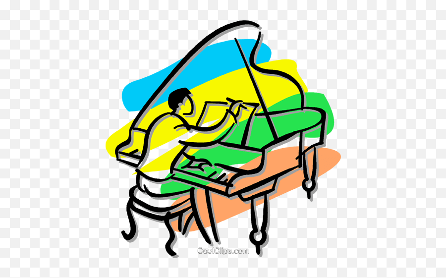 Person Playing A Grand Piano Royalty Free Vector Clip Art Emoji,Grand Piano Clipart
