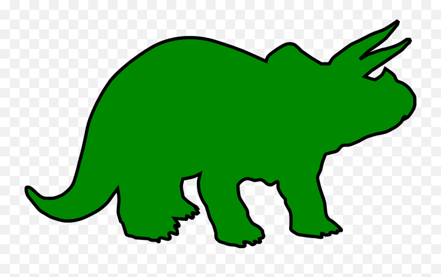 Free Dinosaur Clipart 5 Buy Clip Art - Green Triceratops Outline Emoji,Free Dinosaur Clipart