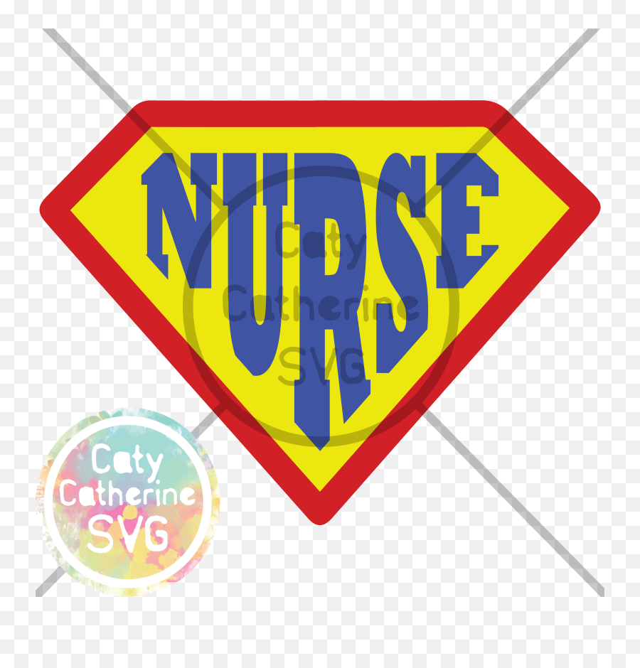 Super Hero Superman Nurse Nursing Svg Cut File - Caty Catherine Language Emoji,Superman Logo Fonts