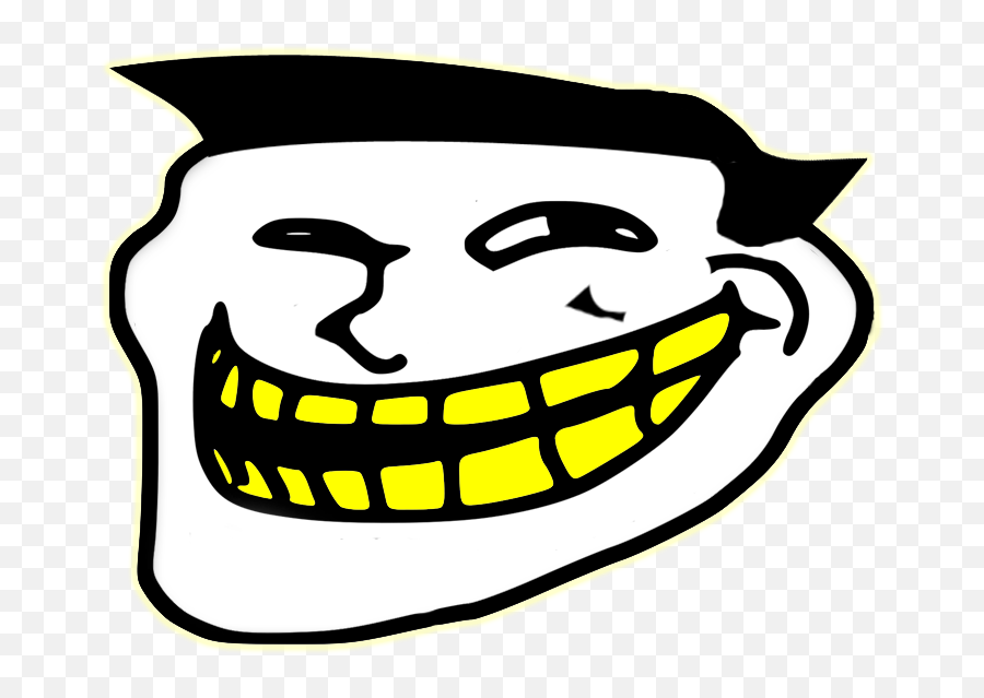 Download Hd Troll Face Transparent Png Image - Nicepngcom Troll Face Low Res Emoji,Troll Face Png